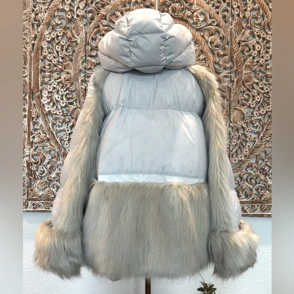 Nike x Sacai Parka Down Fill Faux Fur Skiing, Winter, Snow, Performance Jacket - Picture 3 of 16